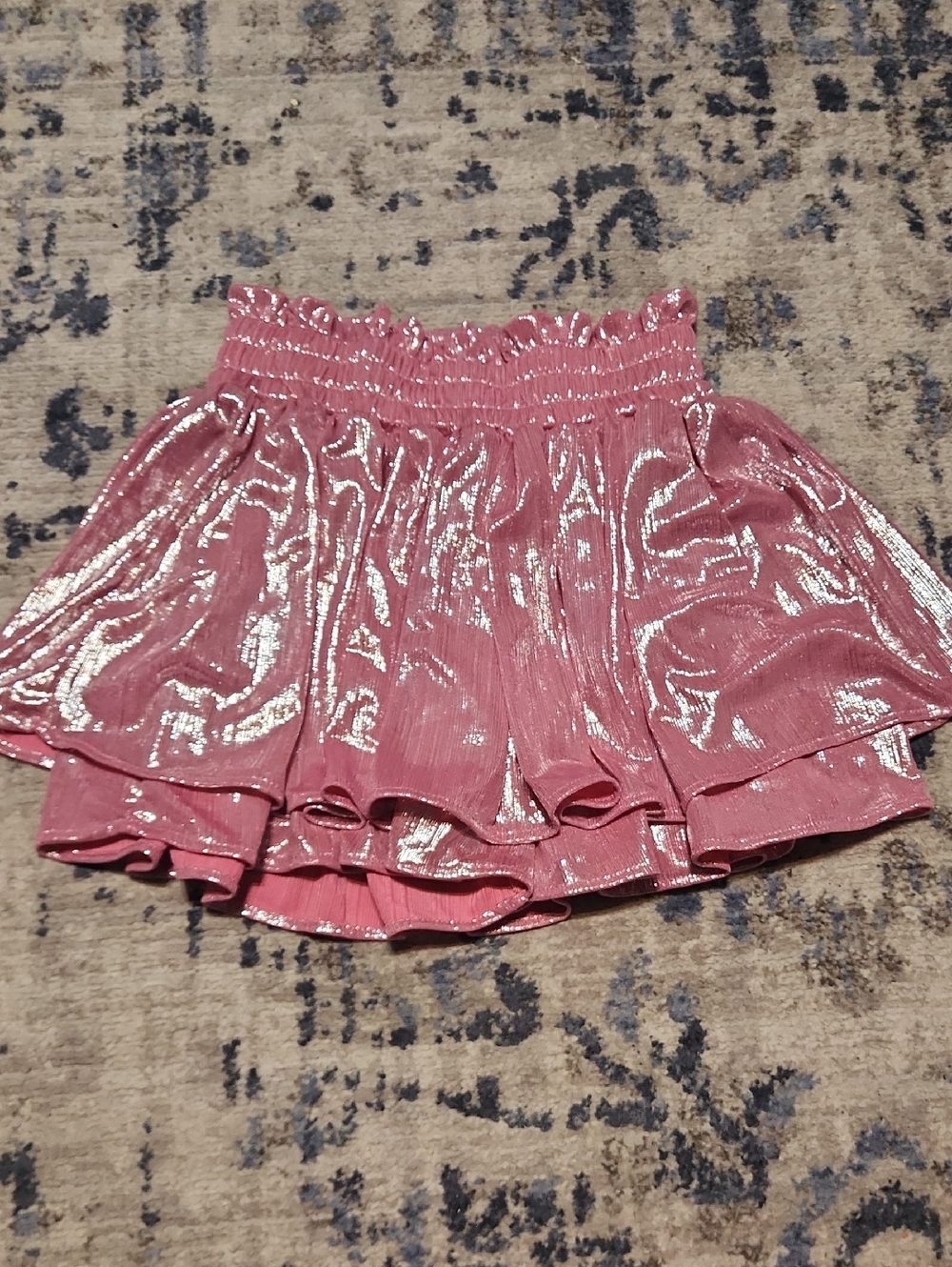 Lola And The Boys Pink Shimmer Skort